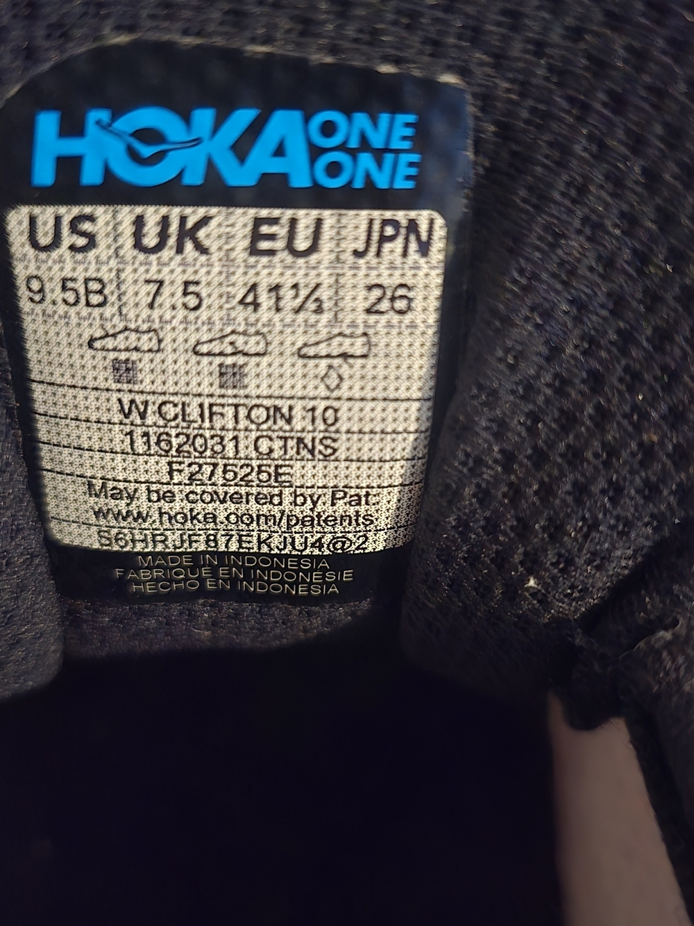 Hoka Women’s Light Pink and Black Shoes - Picture 6 of 6